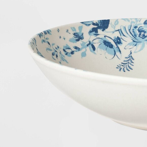 12" Melamine Floral Serving Bowl Blue – Threshold Studio McGee, Target 2023 - Picture 4 of 6
